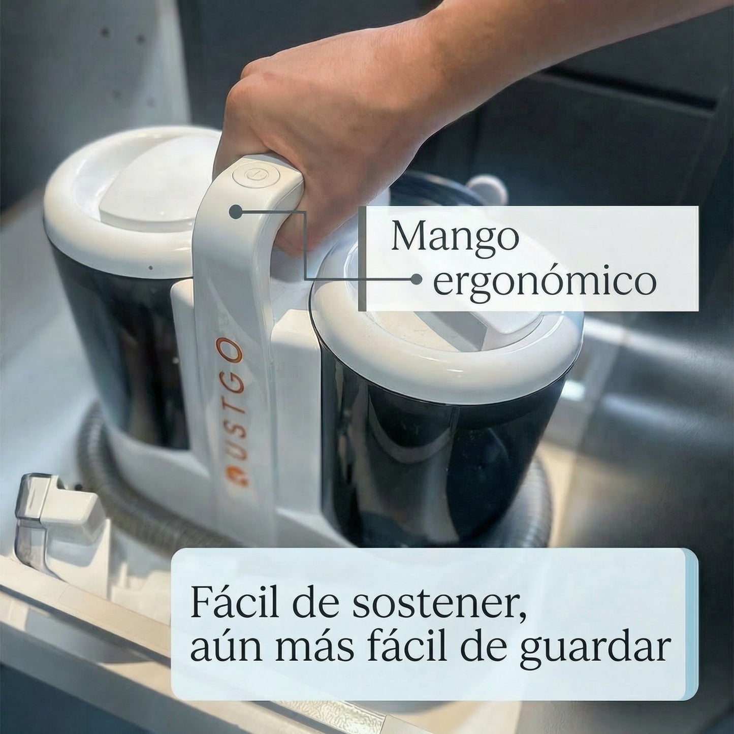 Aspiradora Tapicerías Dustgo + Detergente GRATIS