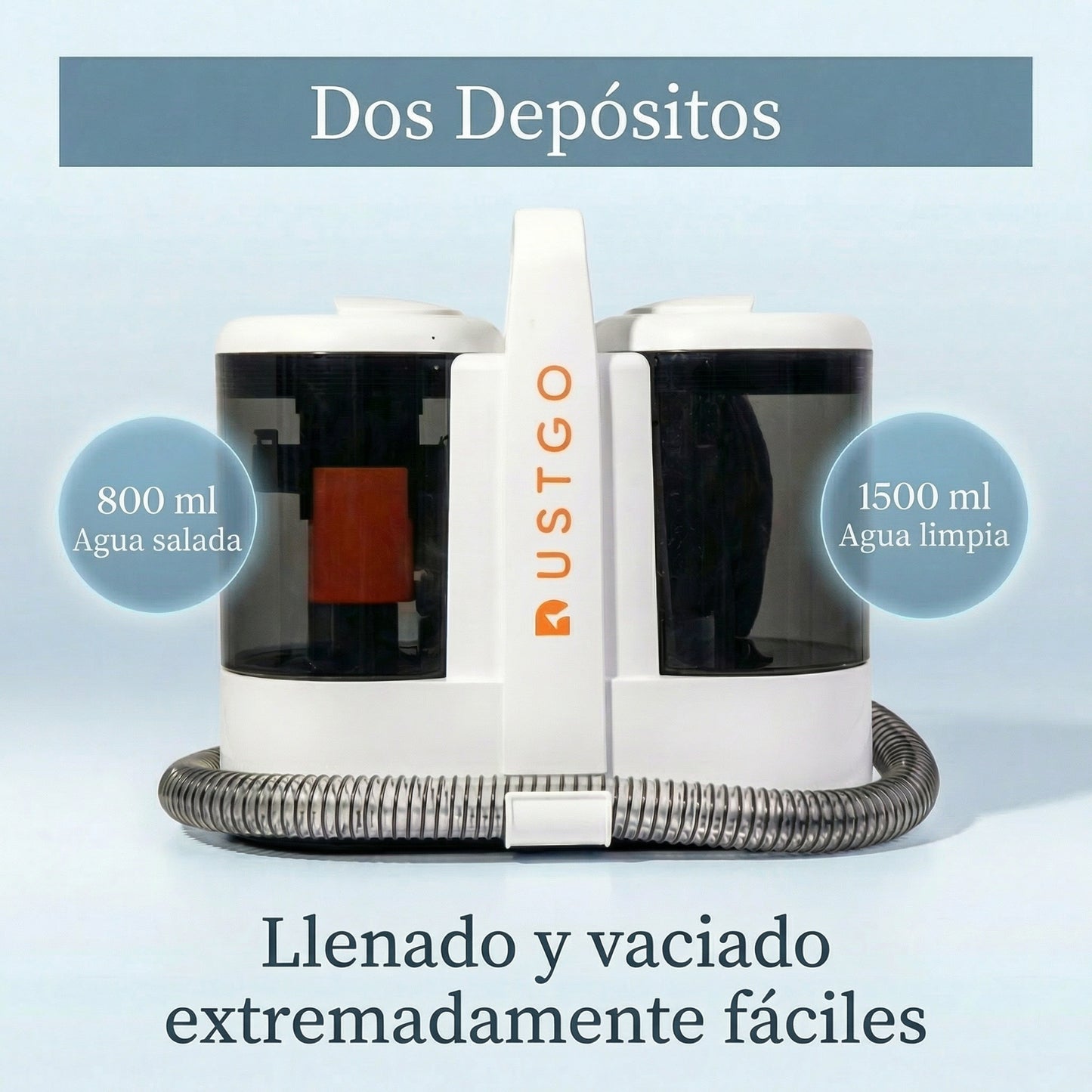 Aspiradora Tapicerías Dustgo + Detergente GRATIS